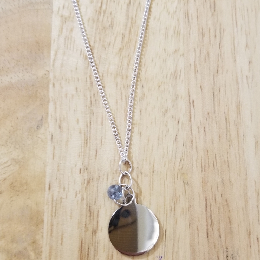 Handcrafted Silver Plated 'River Girl' Necklace with Quartz - Picture 4 of 7
